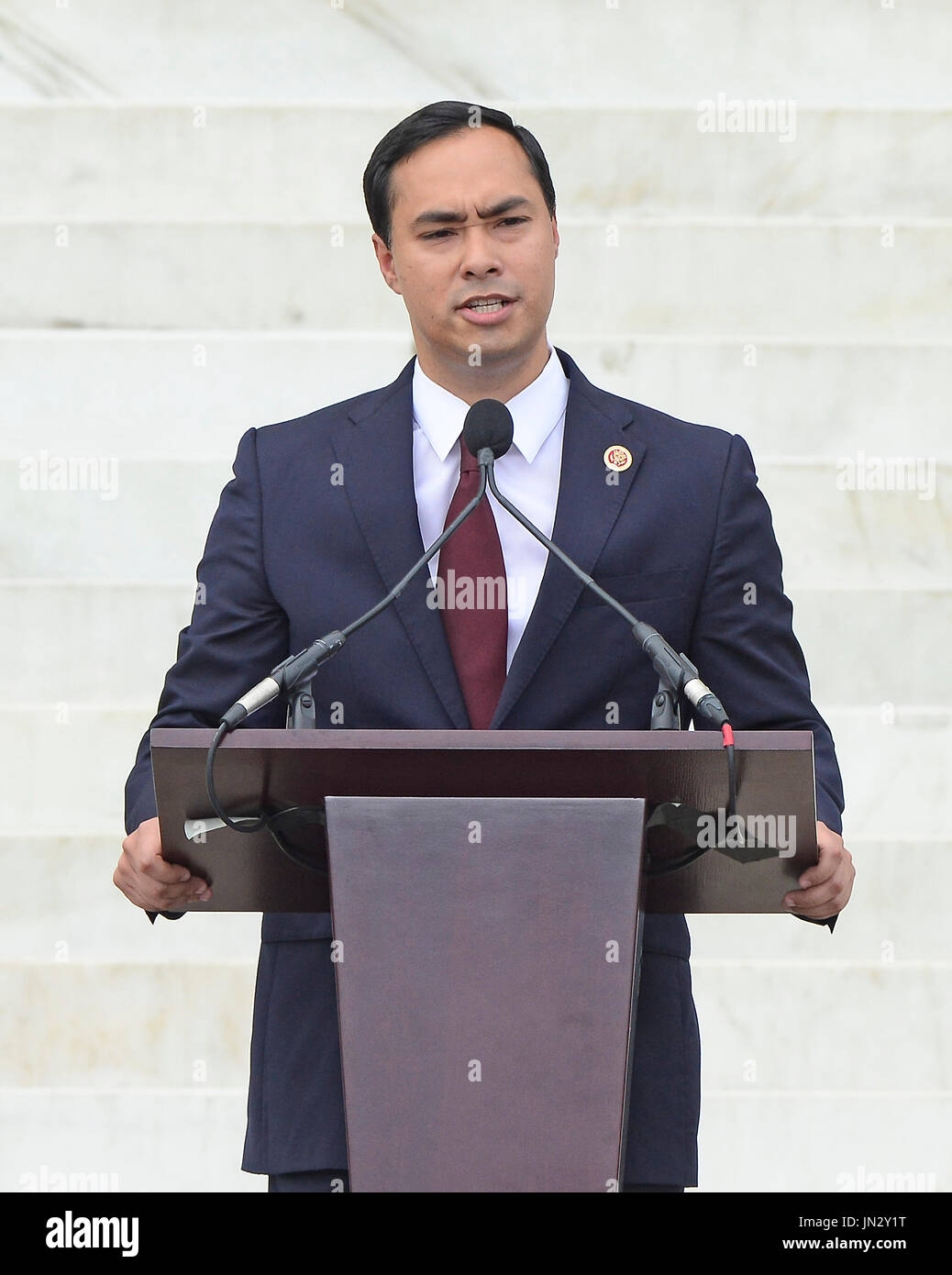 United States Representative Joaquin Castro (Democrat of Texas) makes ...