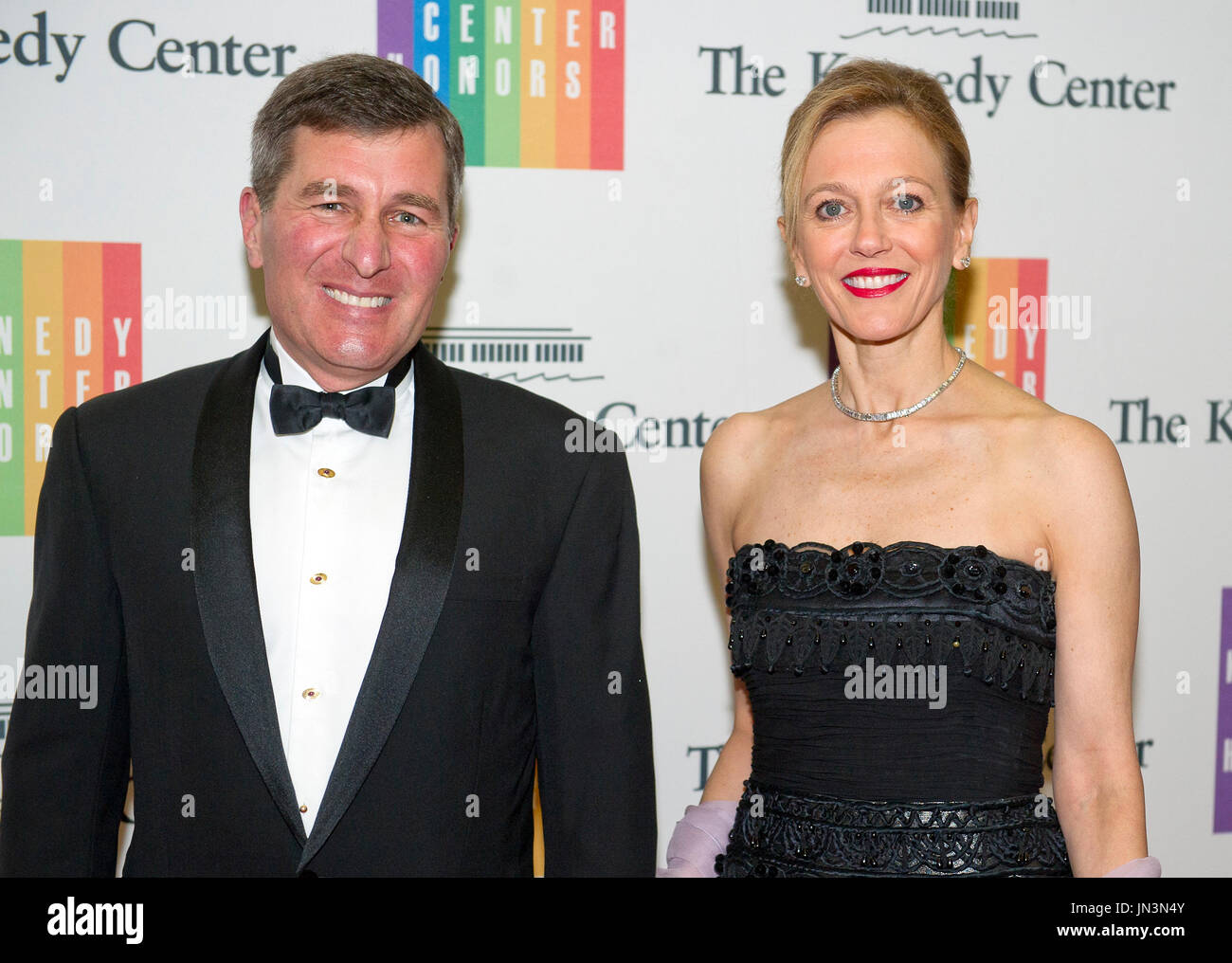 Ambassador Charles H. Rivkin and Susan Tolson arrive for the formal ...