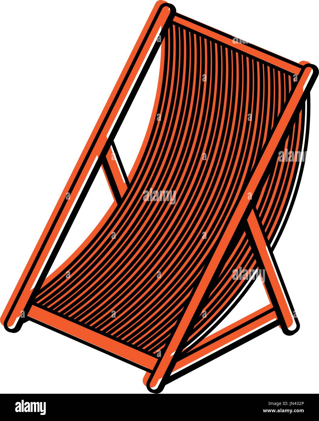 Lawn chair Stock Vector Images Alamy