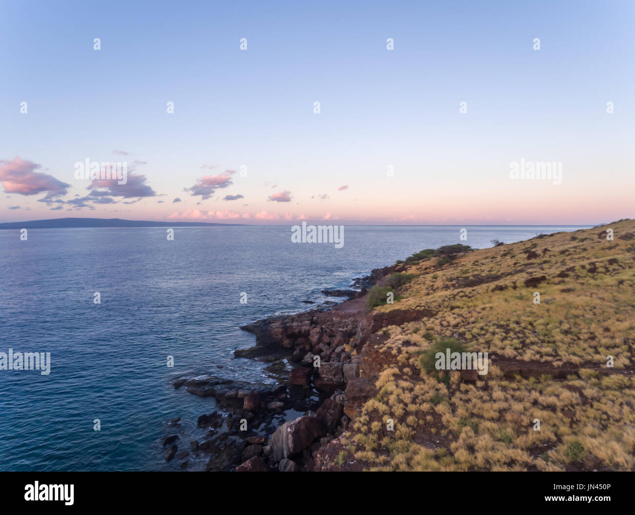 Aerial maui shoreline sunrise hi-res stock photography and images - Alamy