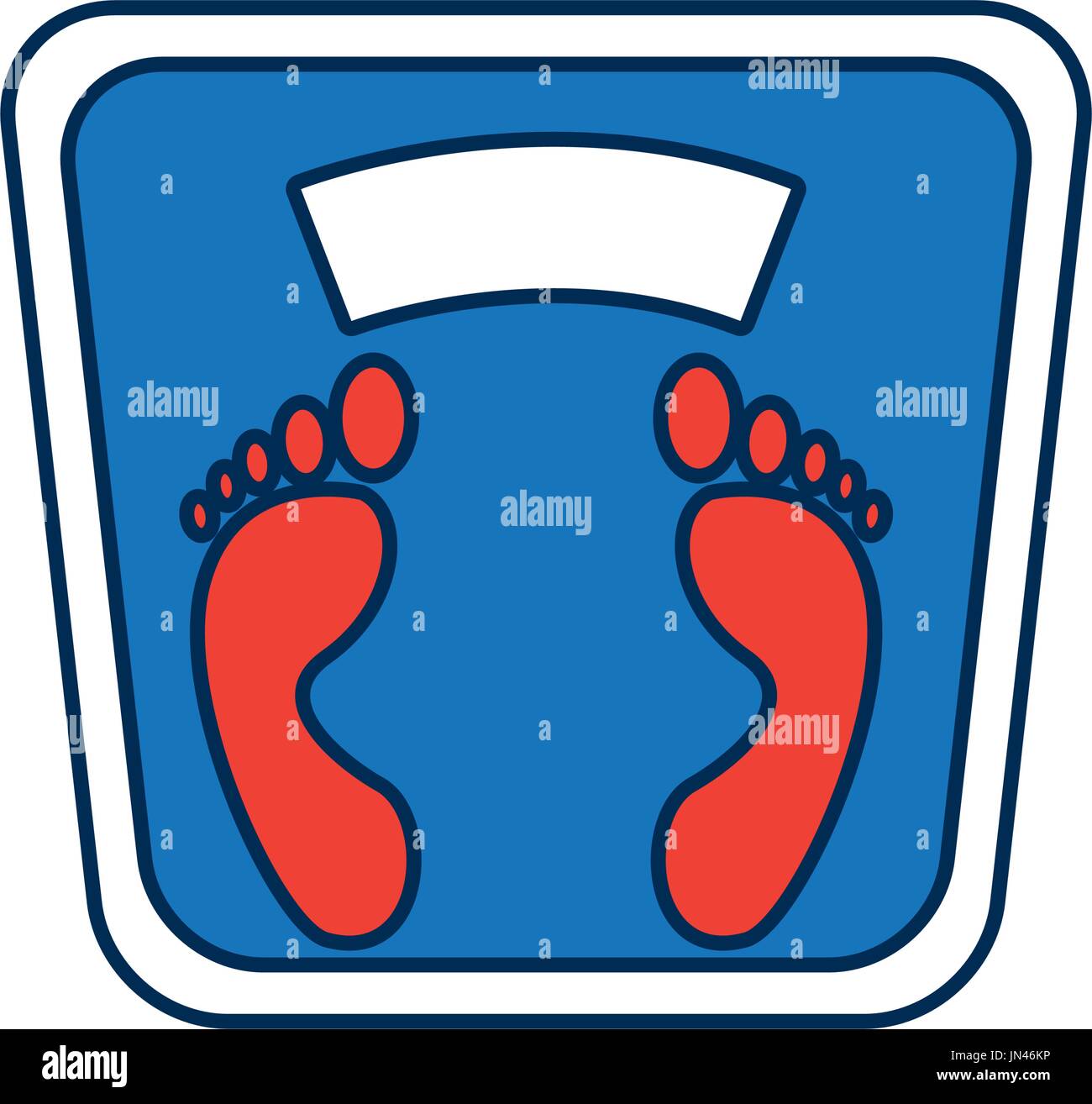 bathroom scale display health measure Stock Vector Image & Art - Alamy