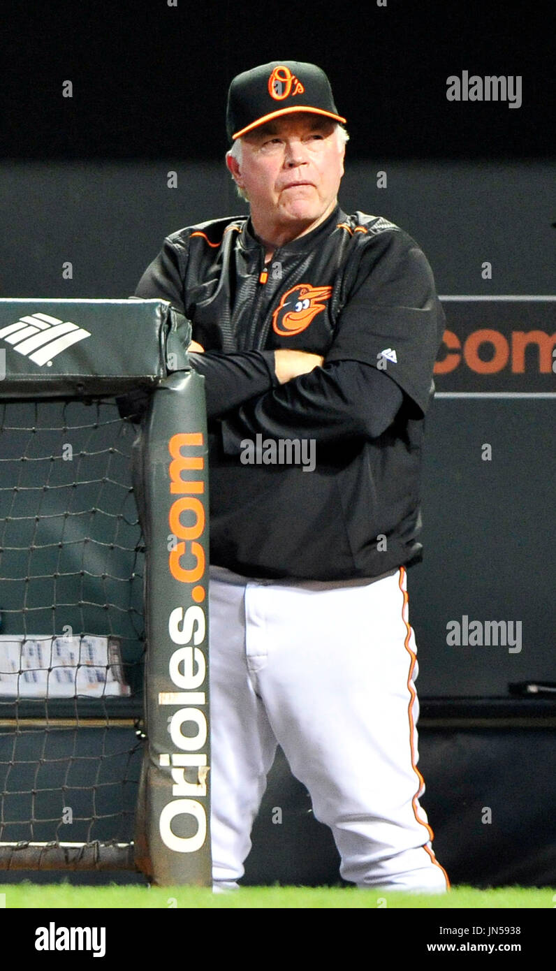 buck showalter orioles jersey