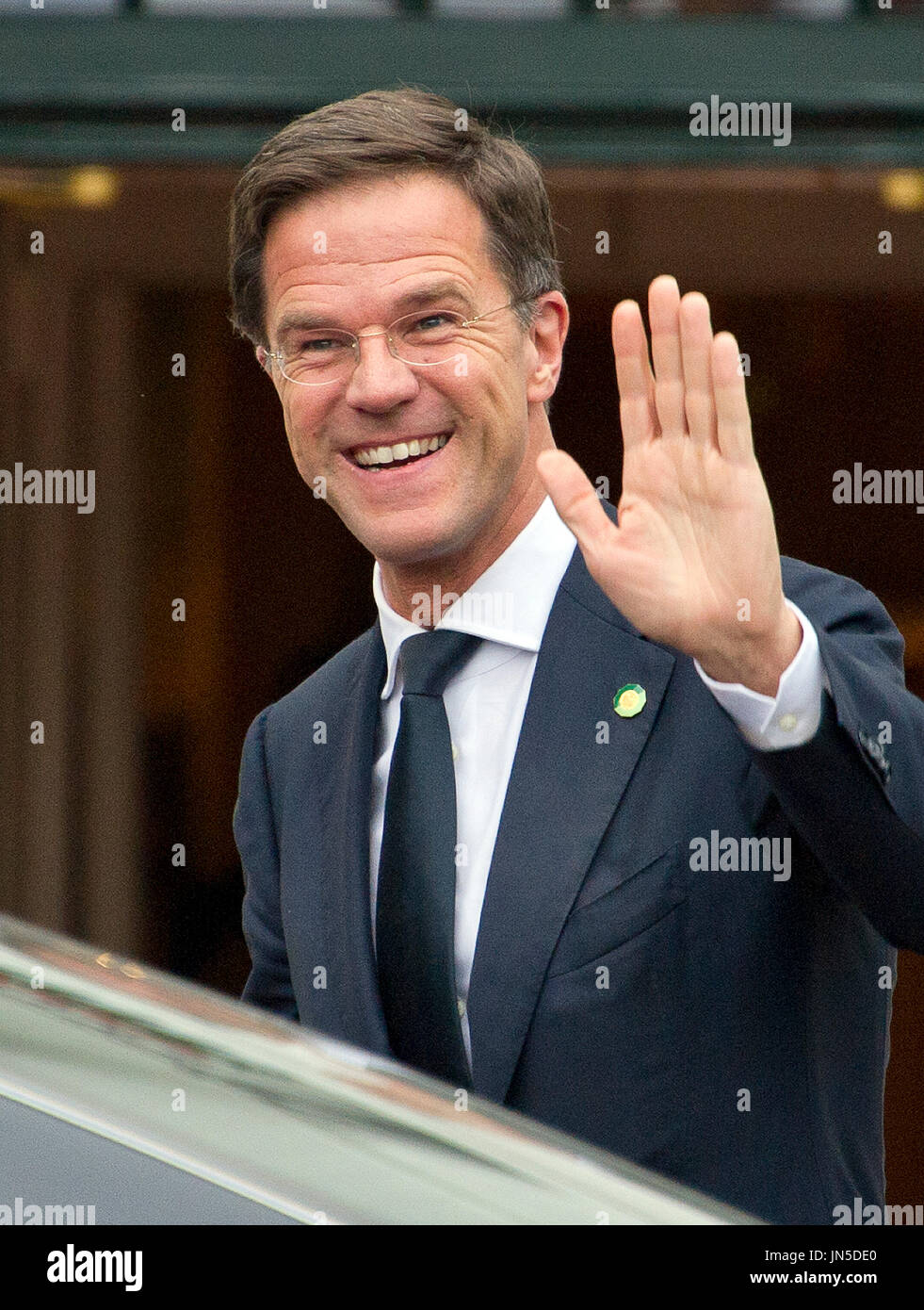 Mark Rutte, Prime Minister of the Kingdom of the Netherlands arrives ...