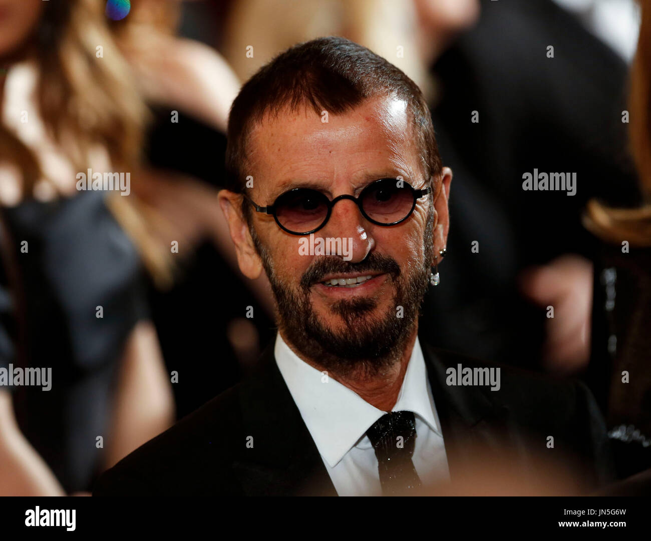 Musician and former Beatles member Ringo Starr leaves after United