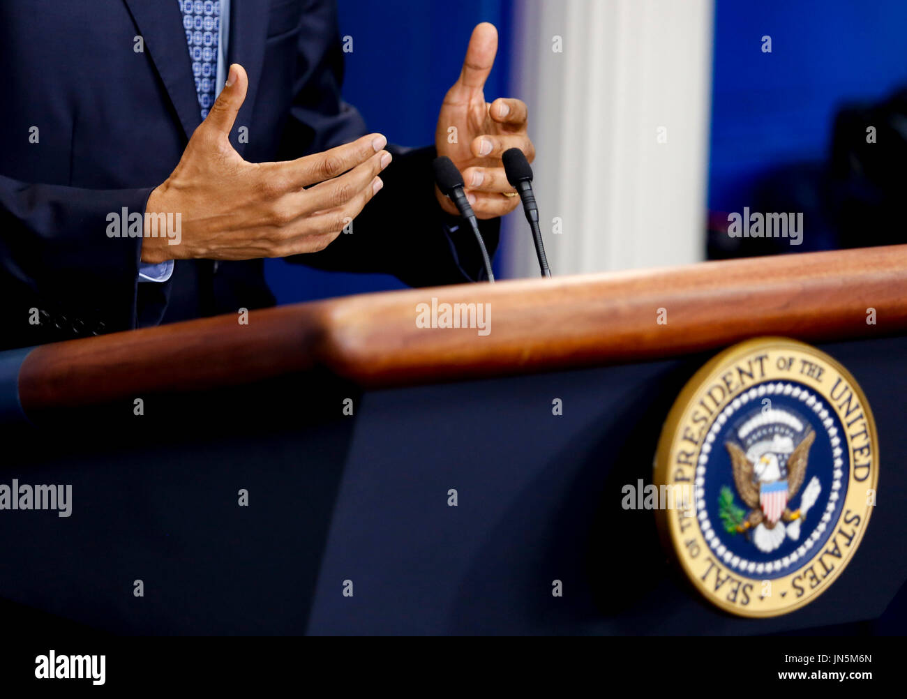 United States President Barack Obama gives his last press conference in ...
