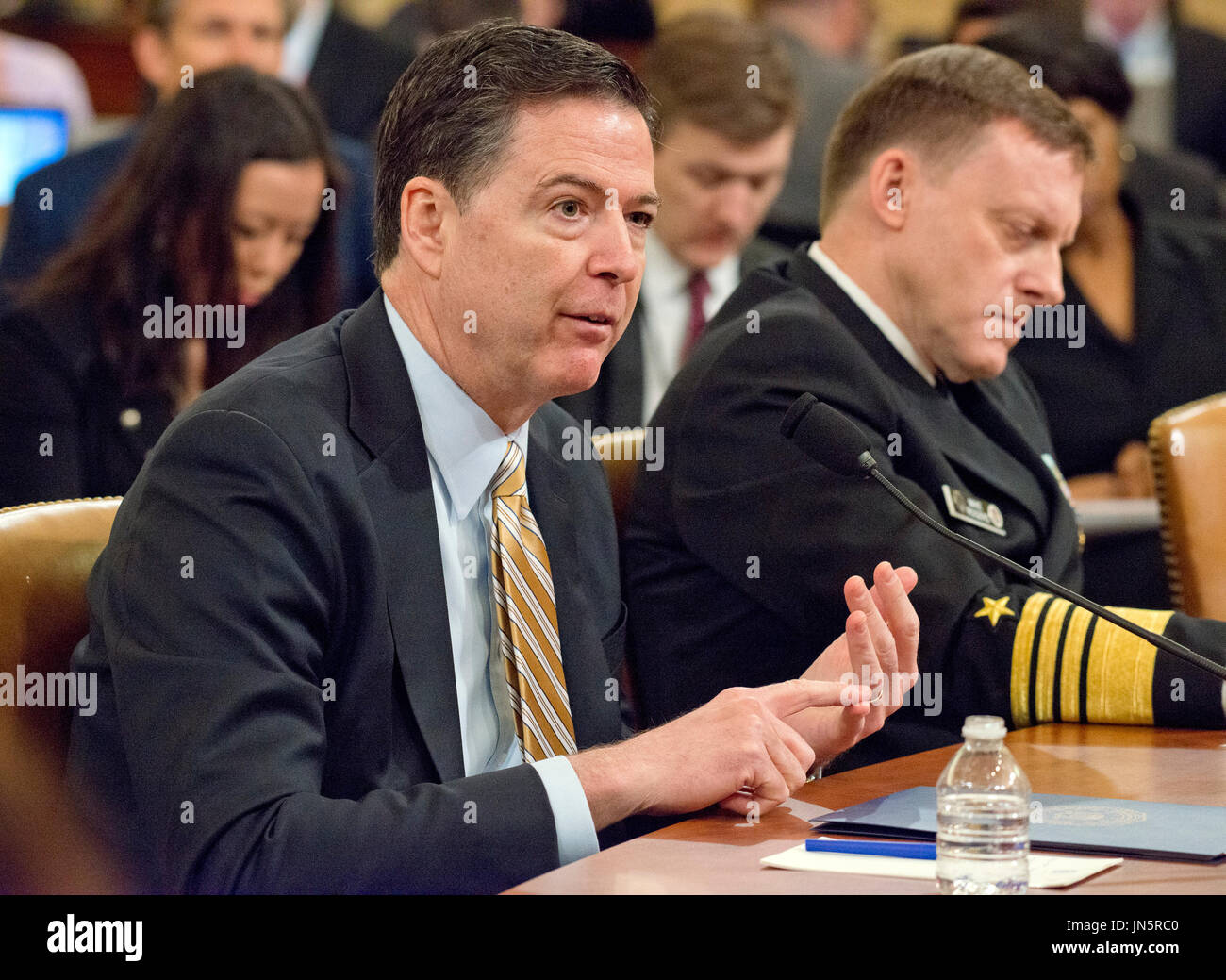 James Comey Director Of The Federal Bureau Of Investigation Left And James comey director of the federal bureau of investigation left and
