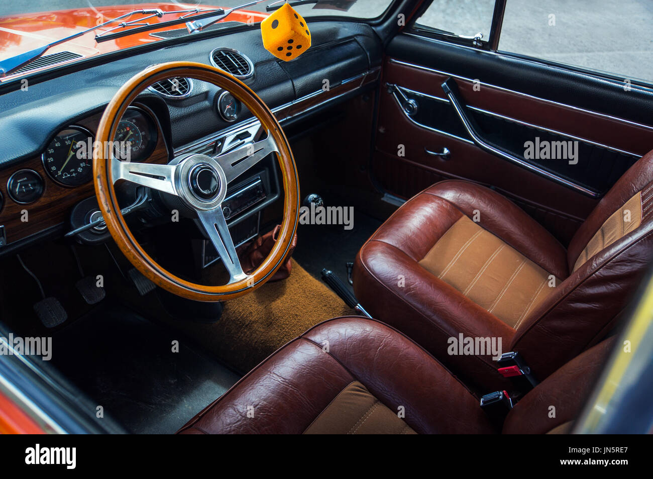 70s car interior hi-res stock photography and images - Alamy
