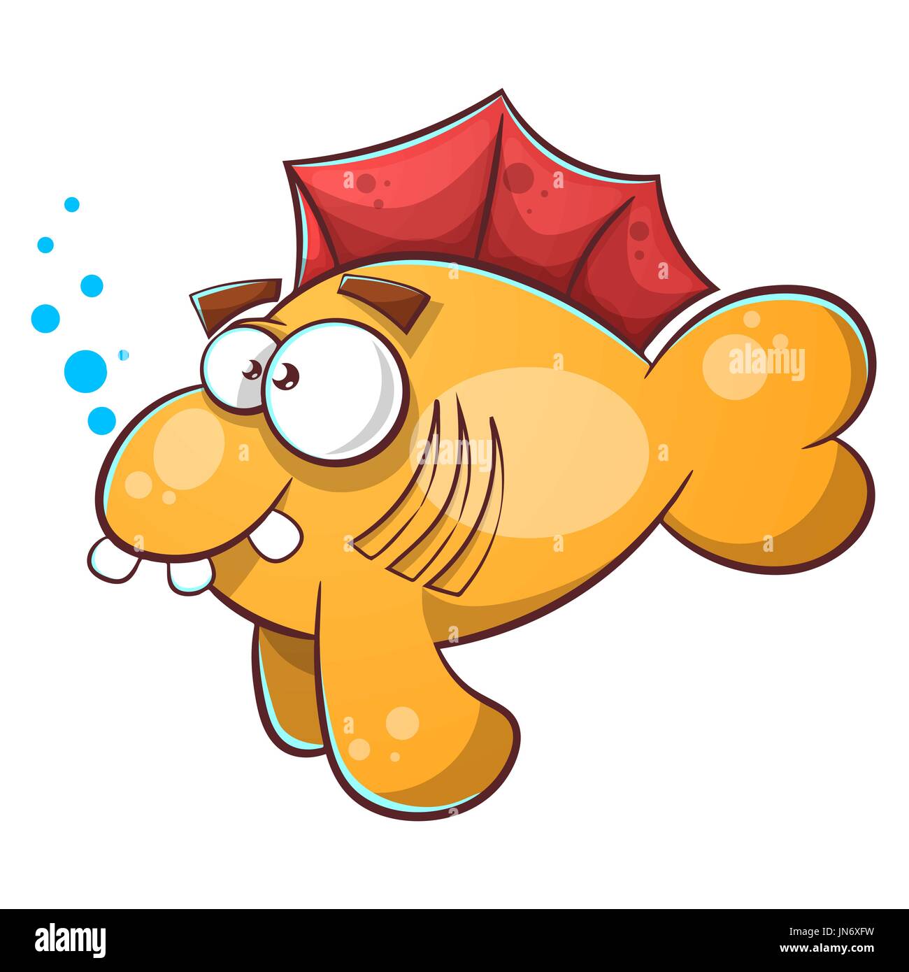 Cartoon fish Cut Out Stock Images & Pictures - Alamy