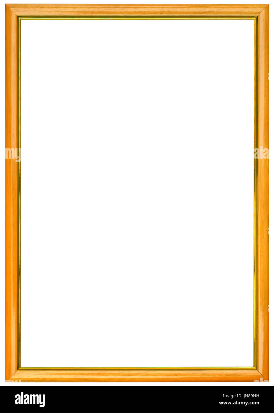 Simple Beige Empty Picture Frame Cutout Stock Photo - Alamy
