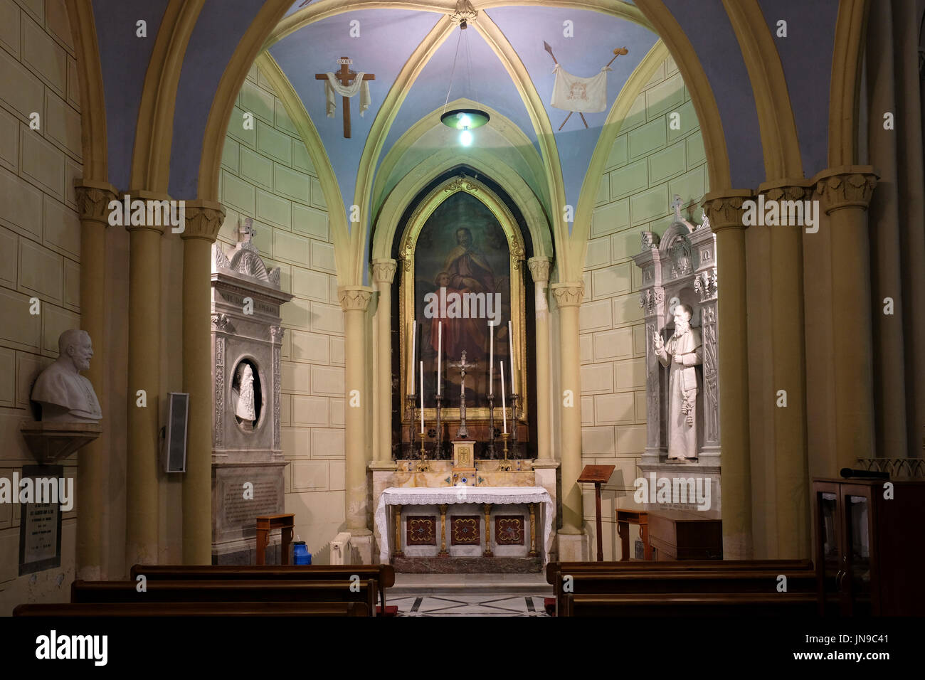 An altar inside the Co-Cathedral of the Most Holy Name of Jesus part of ...