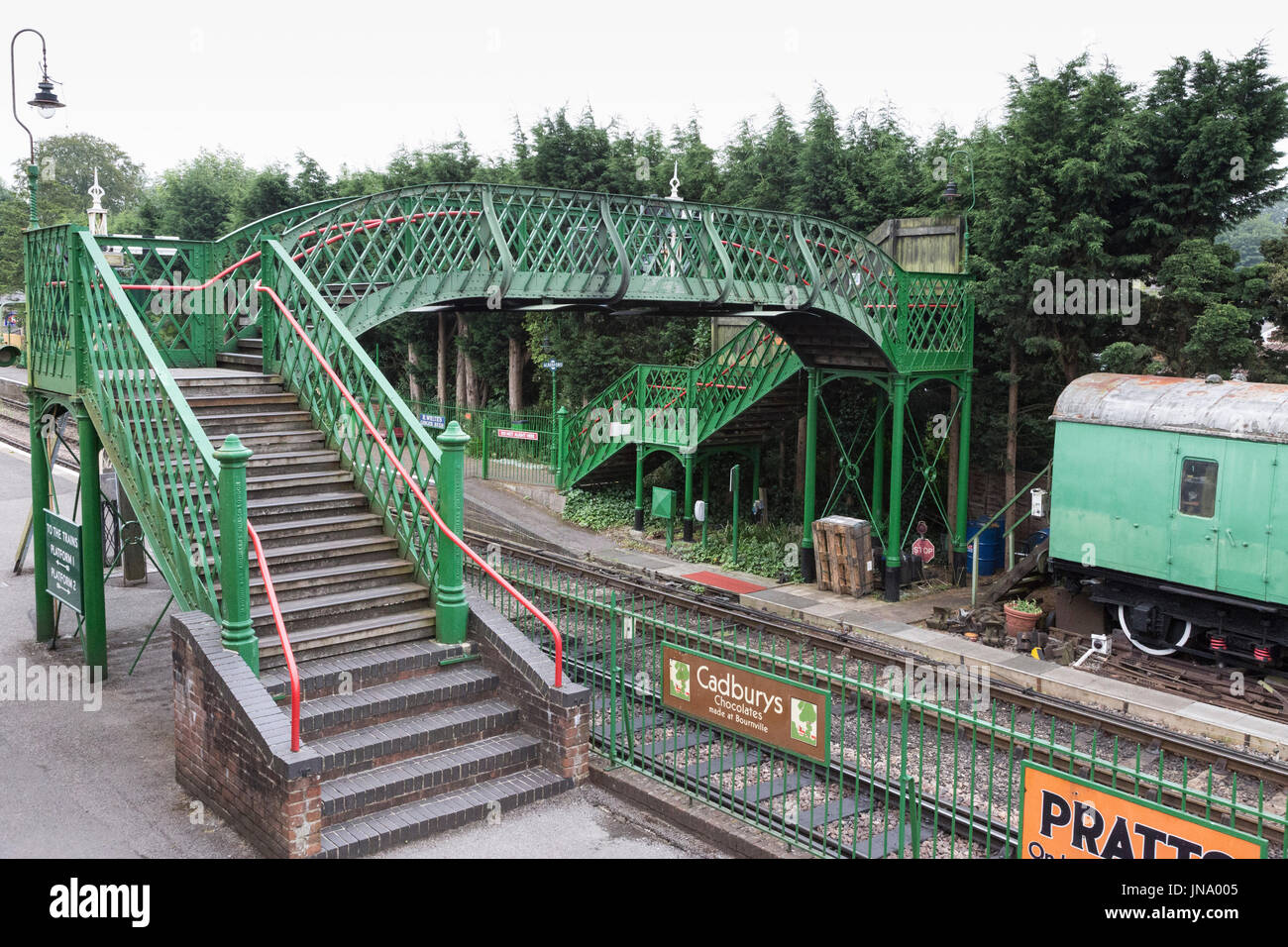 Alresford railway station in Hampshire, England, is the terminus of the