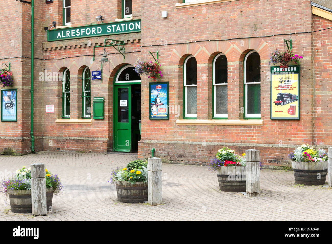Alresford railway station Stock Photo
