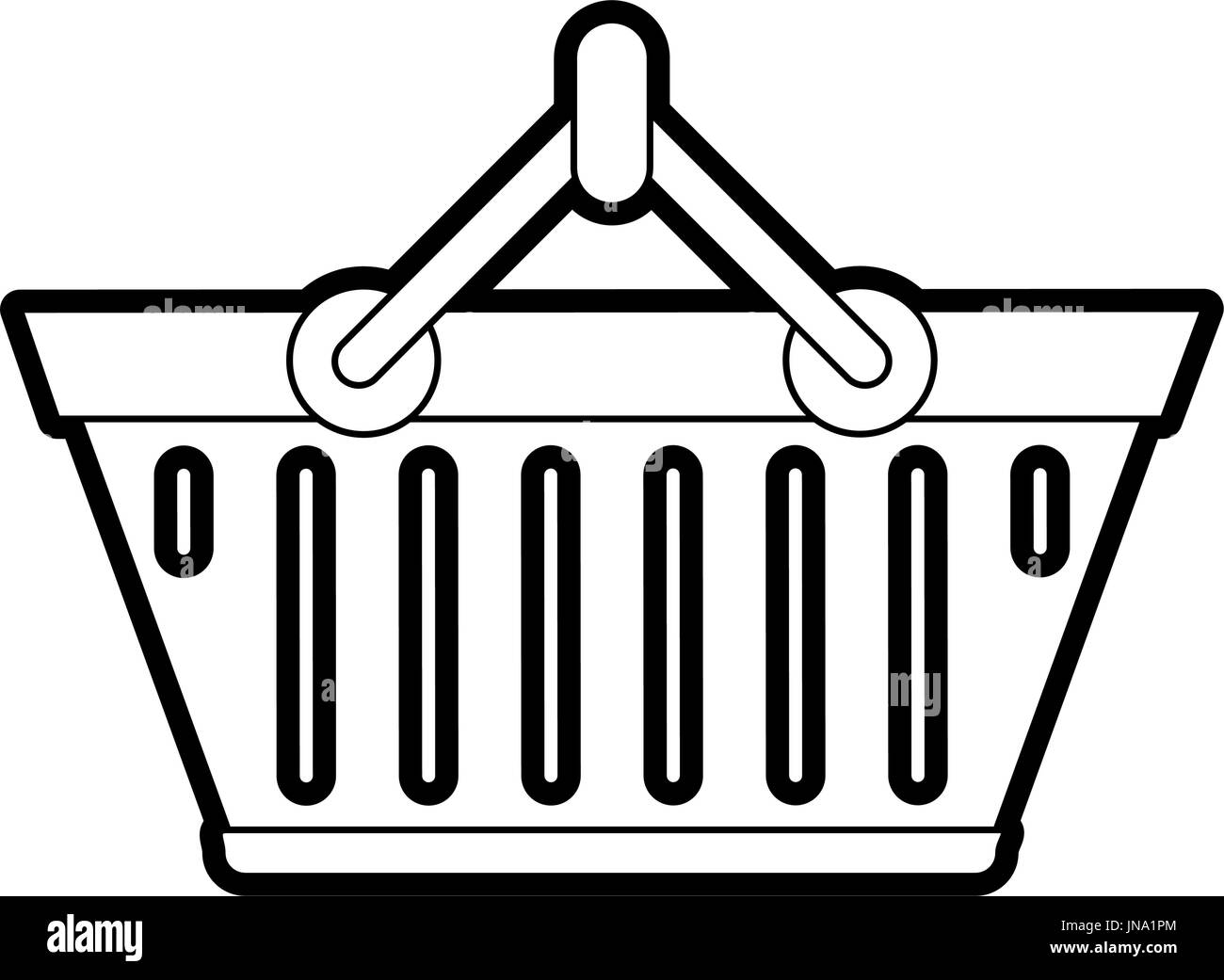 shopping basket vector illustration Stock Vector Image & Art Alamy