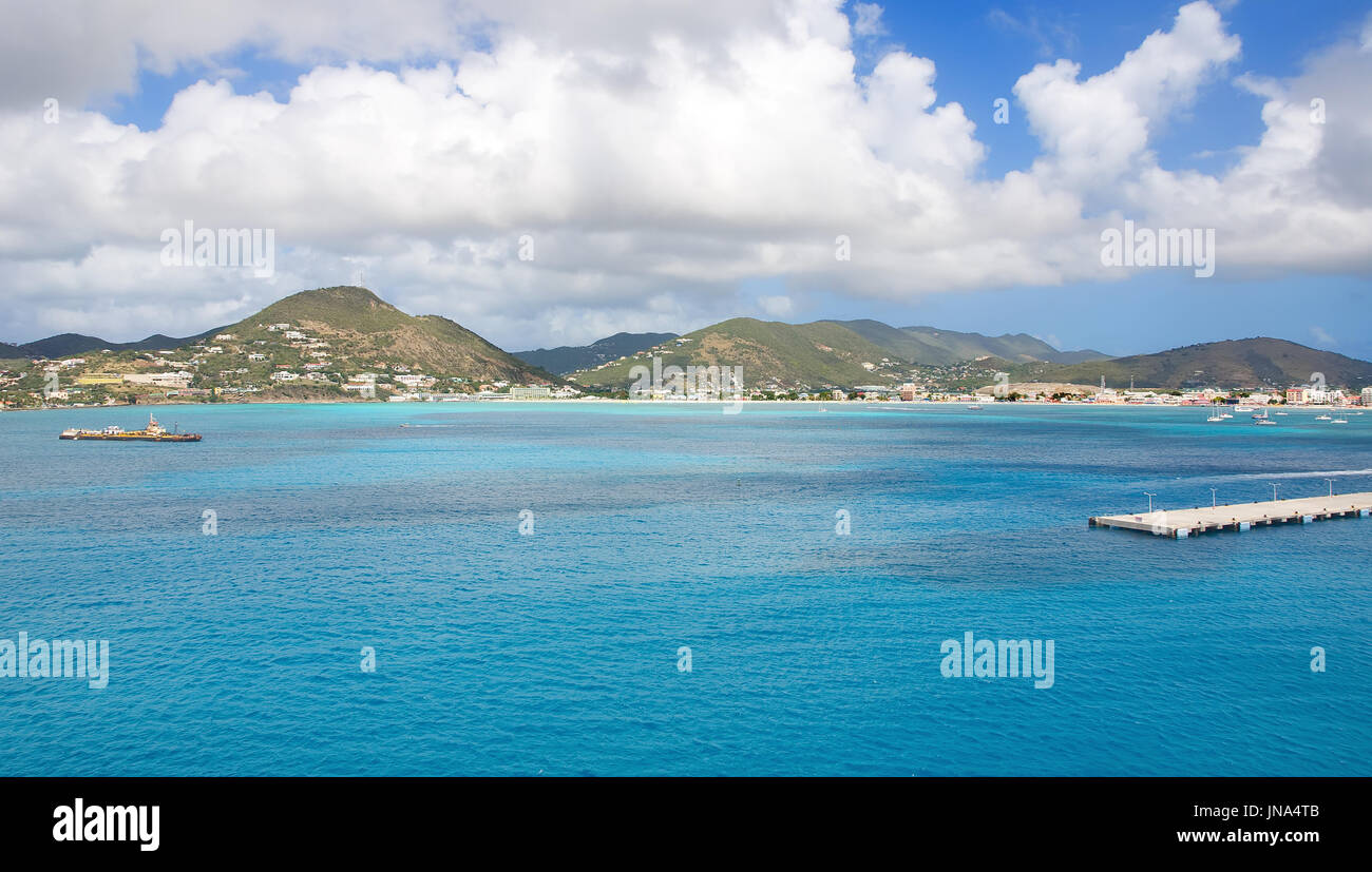 Simpson Bay and Great Bay Philipsburg Sint Maarten ( Saint Martin