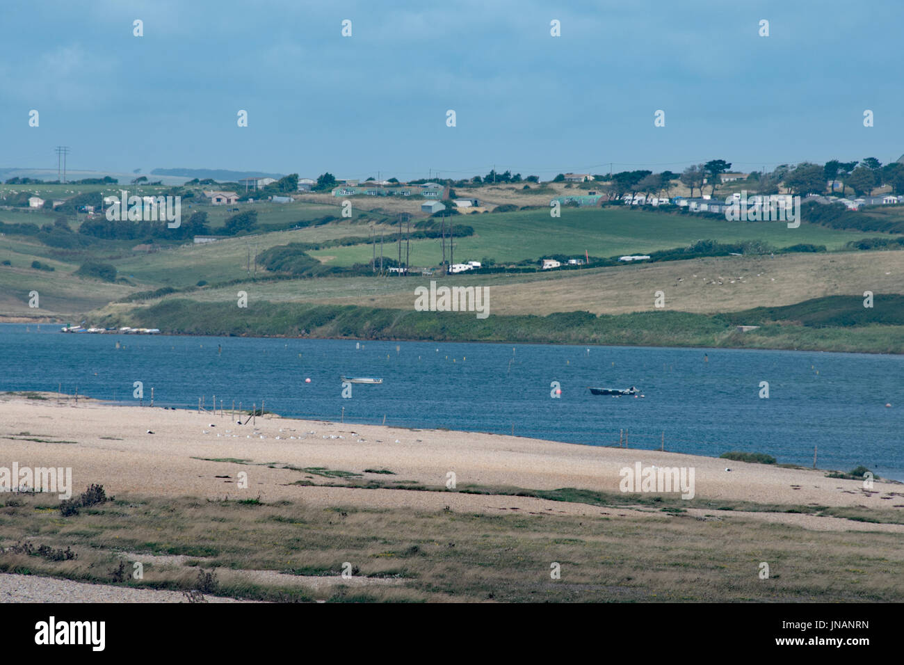 Fleet Lagoon, Chesil Beach, Weymouth, Dorset Stock Photo Alamy