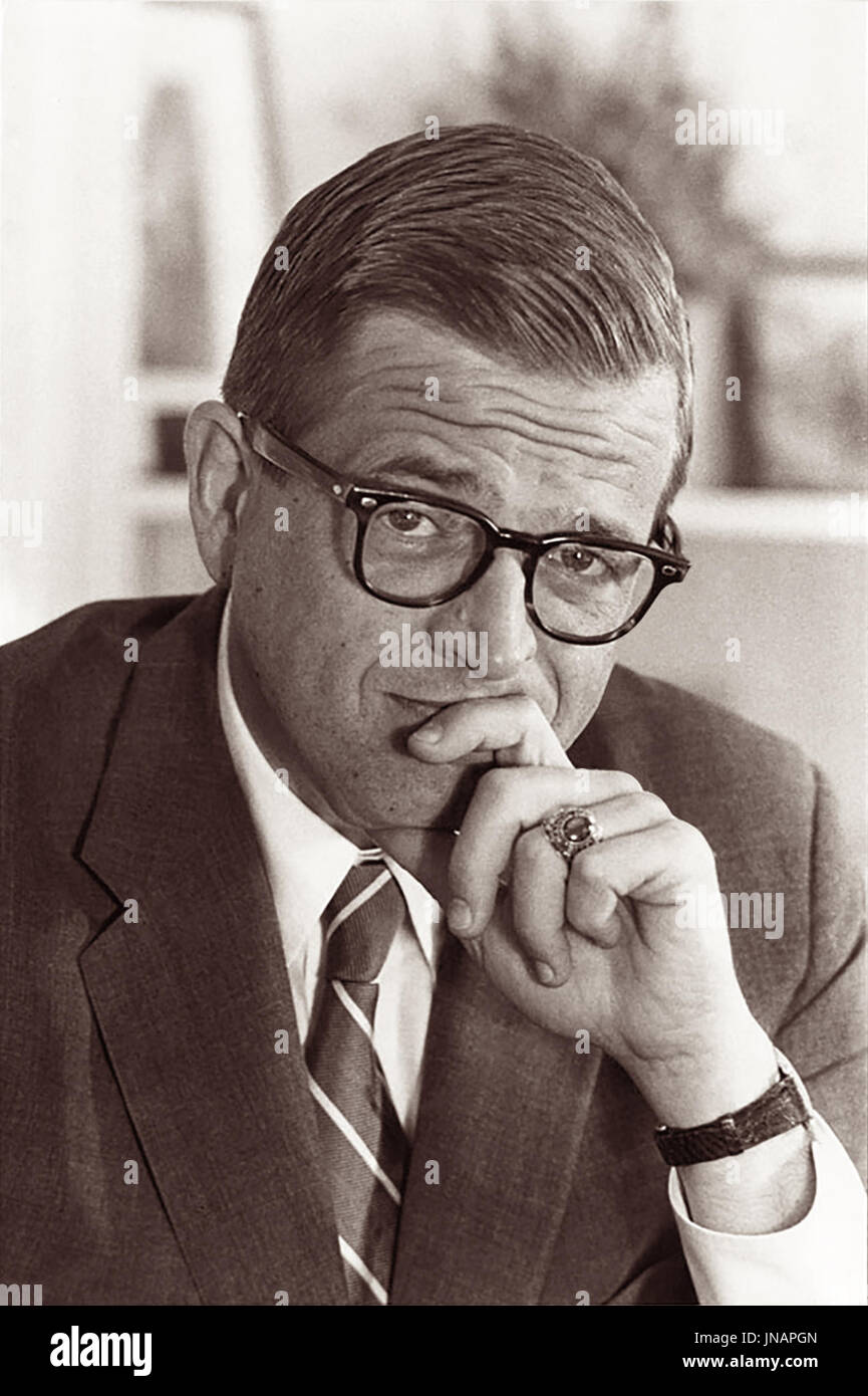 Charles Wendell 'Chuck' Colson (1931 – 2012) was an evangelical Christian leader who founded Prison Fellowship, Prison Fellowship International, and BreakPoint. Prior to his coming to belief and trust in Jesus Christ, he served as Special Counsel to President Richard Nixon from 1969 to 1973. On March 1, 1974, Colson was indicted for conspiring to cover up the Watergate burglaries. He pleaded guilty to obstruction of justice and served seven months in prison. Stock Photo