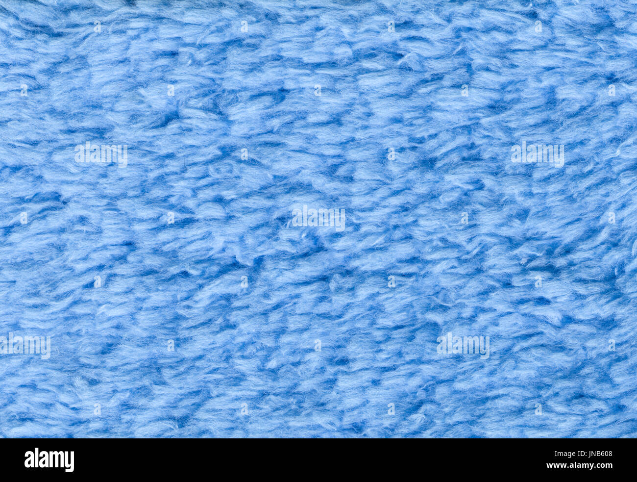Blue double sided terry towelling fabric texture background. High resolution Stock Photo