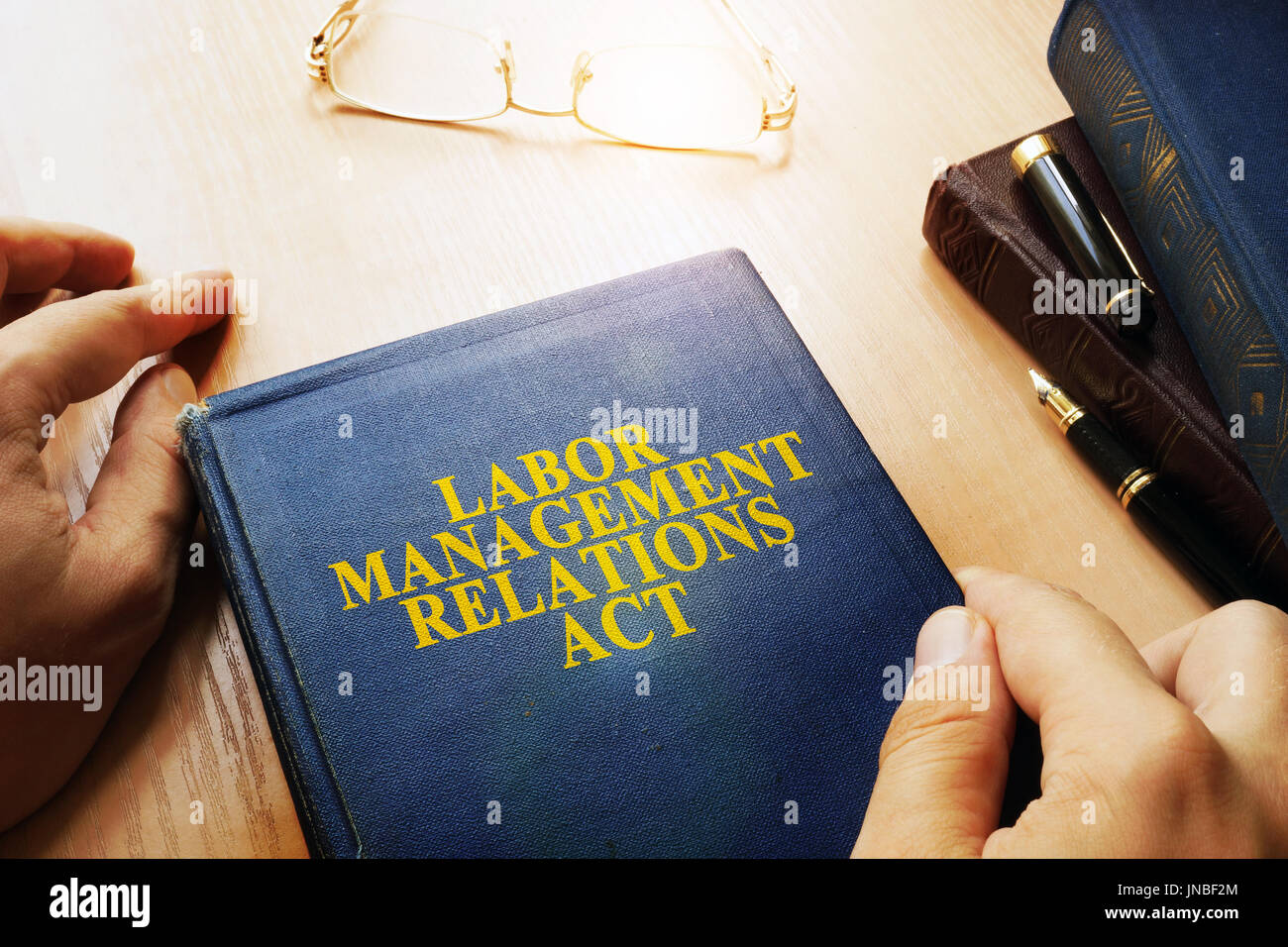 The Labor Management Relations Act (LMRA) concept. Stock Photo