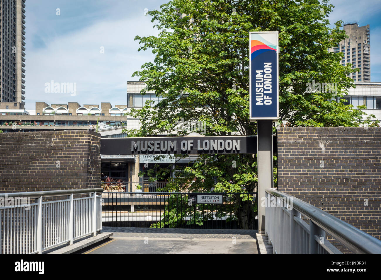 Museum of London, London Wall, City of London, UK Stock Photo