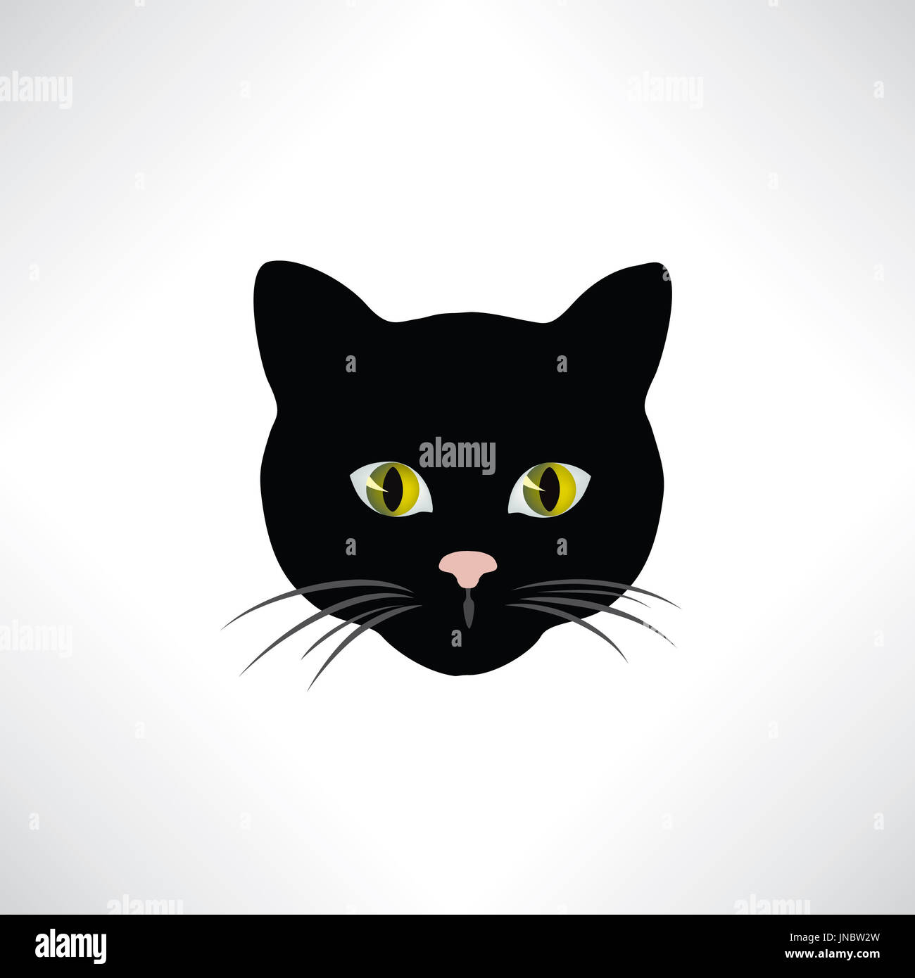 Cat. Cats face isolated. Pet design element Stock Photo Alamy