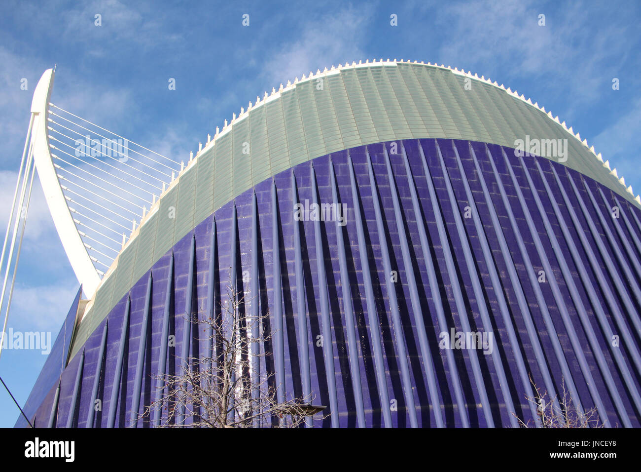 L'Àgora in Valencia Spain, City of Arts and Sciences Stock Photo