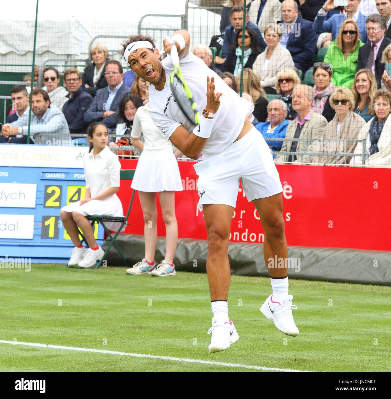 Aspall Tennis Classic at Hurlingham Club, London Featuring: Rafael Nadal  Where: London, United Kingdom When: 28 Jun 2017 Credit: WENN.com Stock  Photo - Alamy