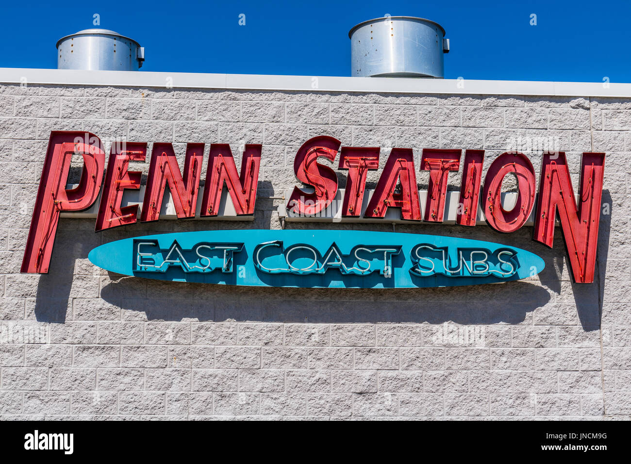 Indianapolis Circa July 2017 Penn Station Fast Food Sub Sandwich