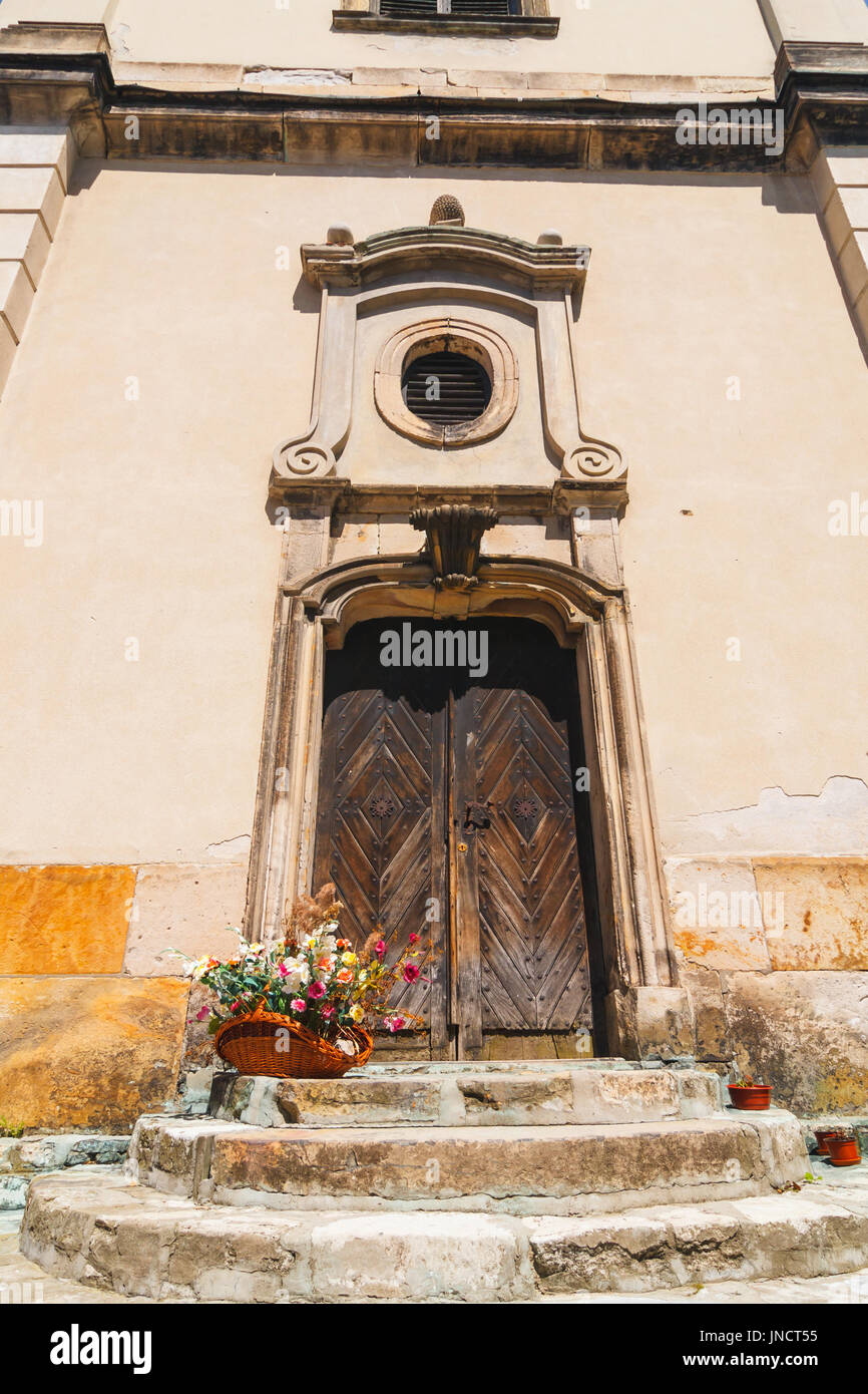 Church old town entrance hi-res stock photography and images - Alamy