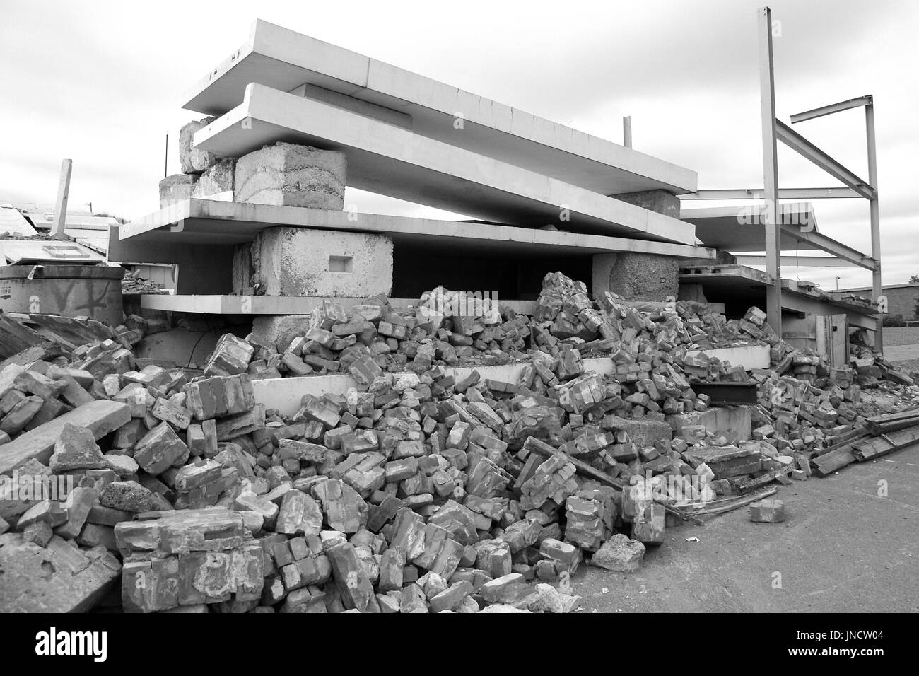 structural failure, building collapse Stock Photo Alamy
