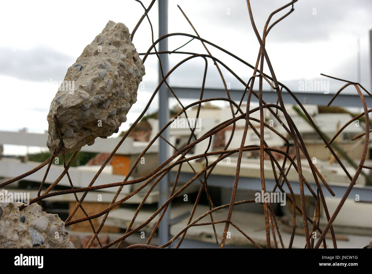 bomb blast, structural failure, building damage Stock Photo Alamy