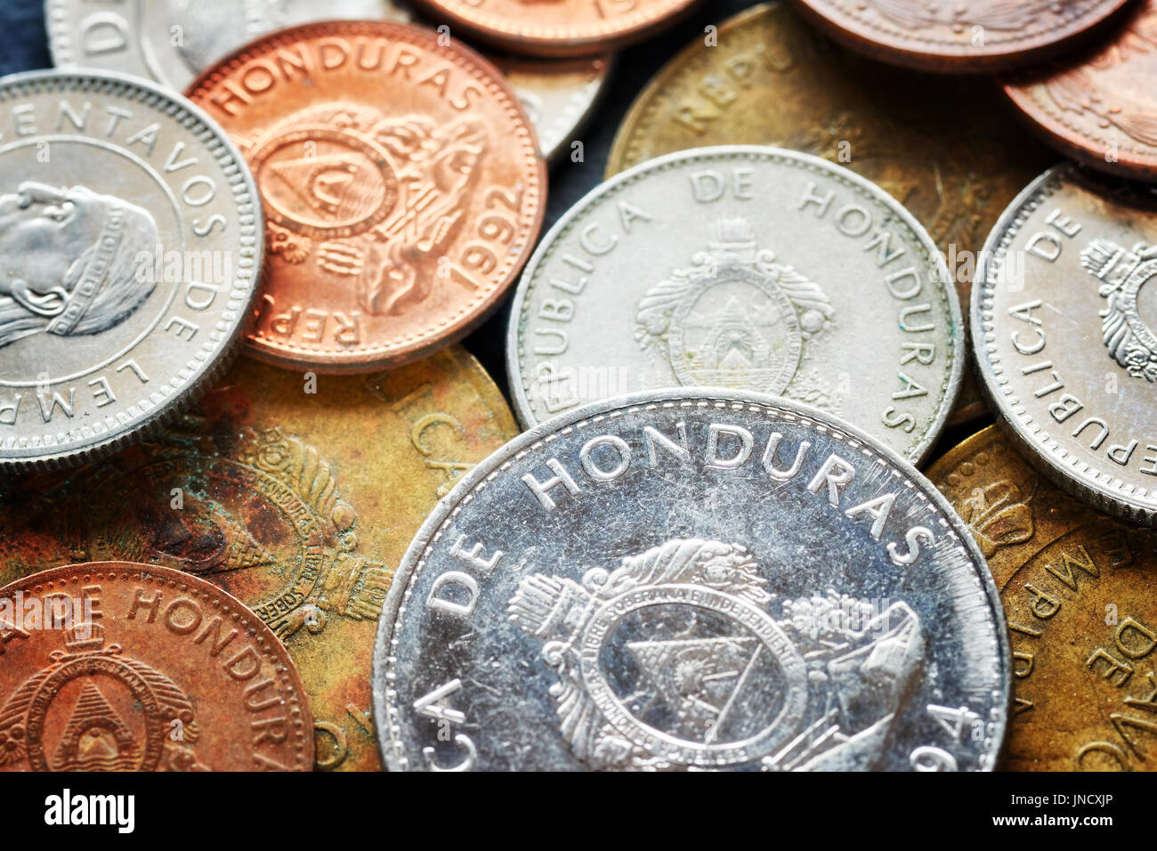 Lempira honduras honduran coin hi-res stock photography and images - Alamy