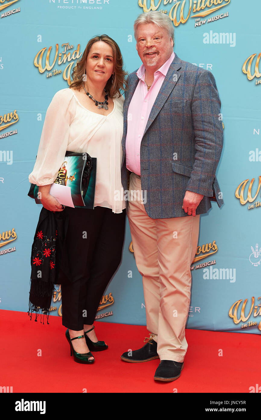 Celebrities attend the red carpet for 'The Wind in the Willows' press night  at the London Palladium Featuring: Lucy Weston, Simon Weston Where: London,  United Kingdom When: 29 Jun 2017 Credit: Alan
