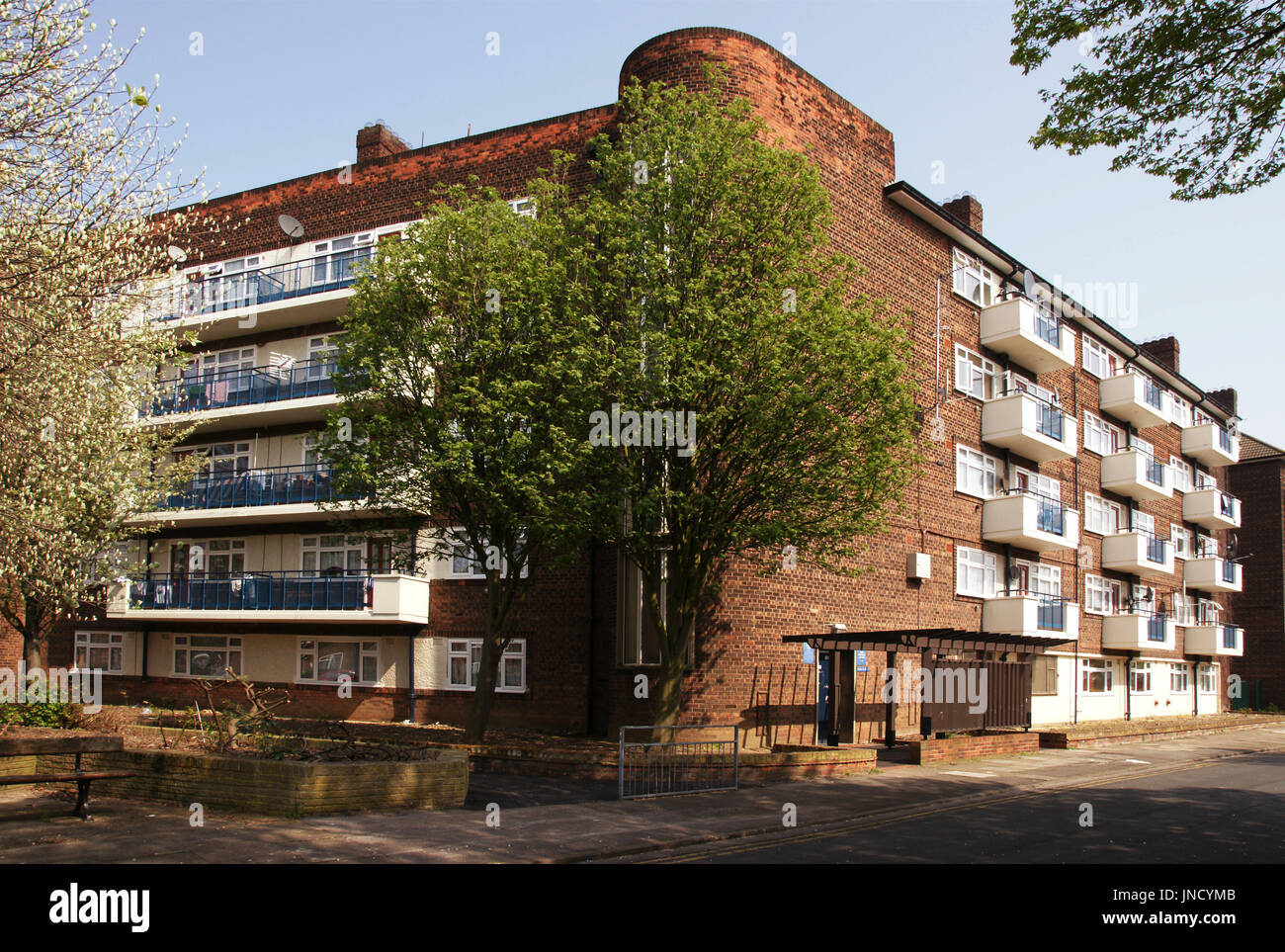 Kingston upon Hull, Social housing flats, city of culture 2017 Stock