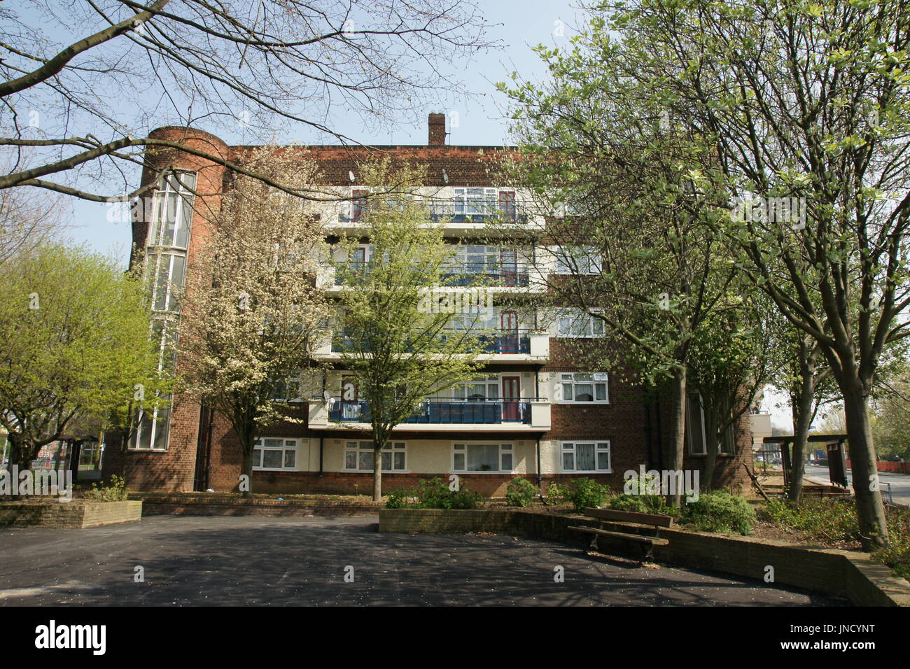 Kingston upon Hull, Social housing flats, city of culture 2017 Stock