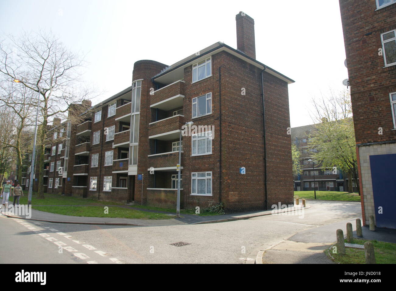 Kingston upon Hull, Social housing flats, city of culture 2017 Stock