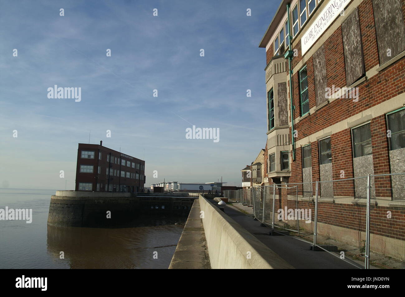 Hull Fishing Industry, derelict buildings, St Andrew's dock, kingston