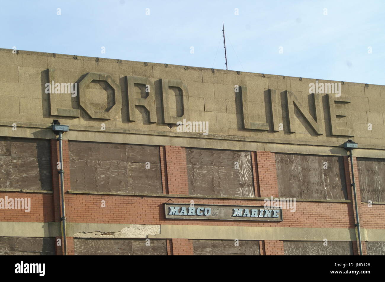 Hull Fishing Industry, derelict buildings, St Andrew's dock, kingston