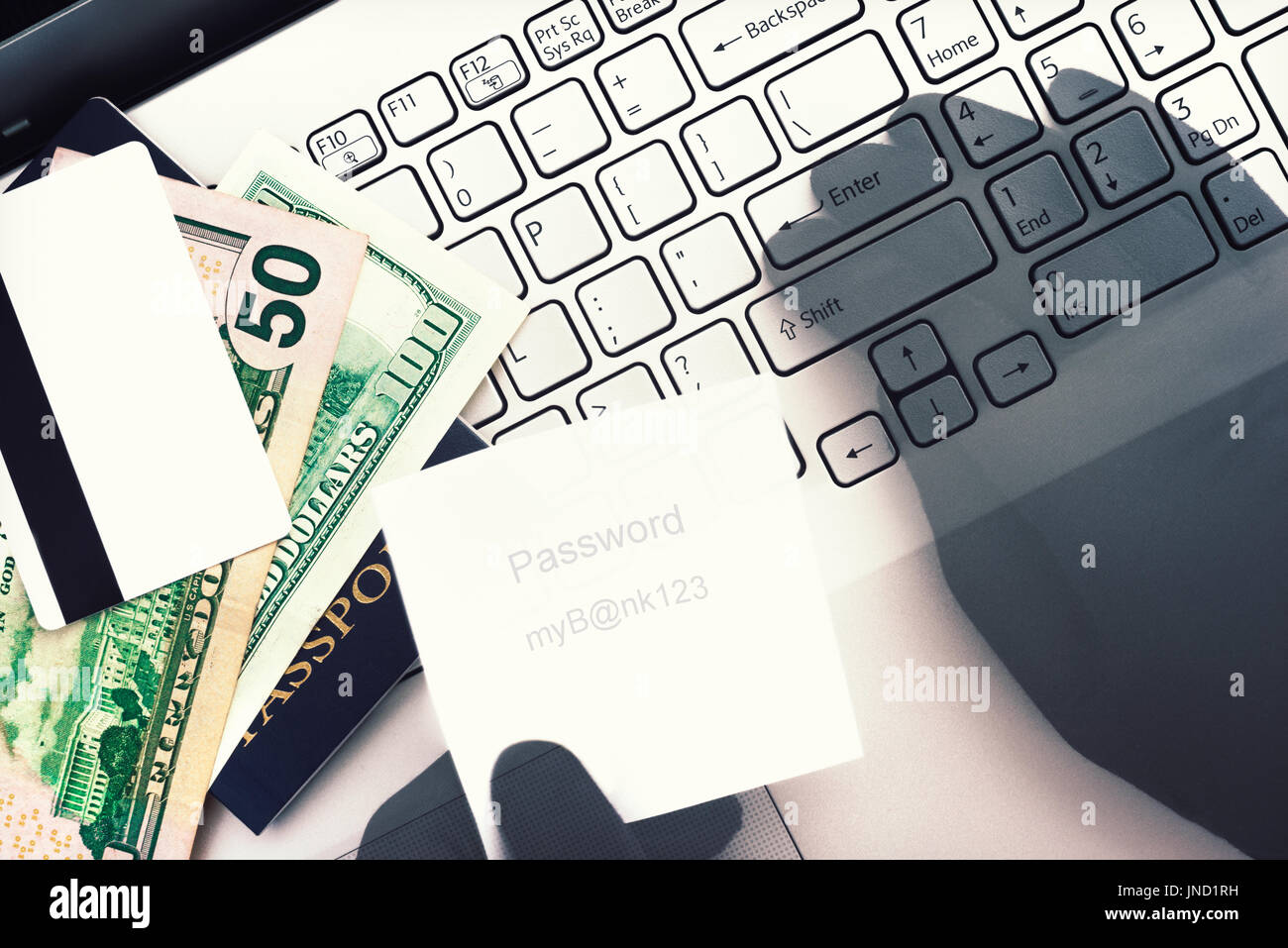 Illustration of Preventing Bank Account Unauthorized Access