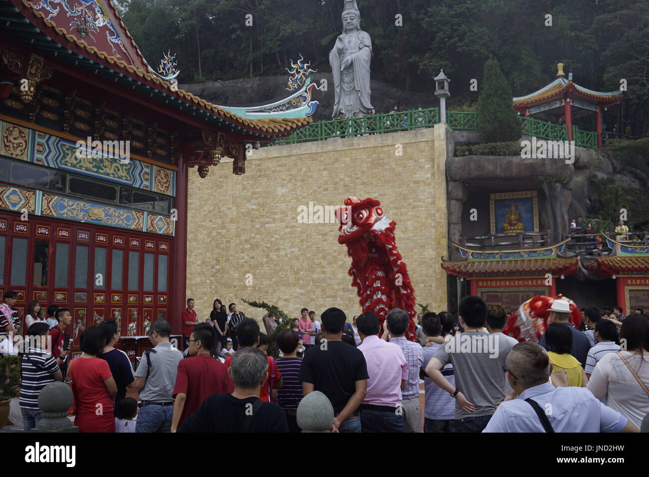 Chinese new year celebrations at  Chin Swee Temple, Genting Highlands, Malaysia Stock Photo