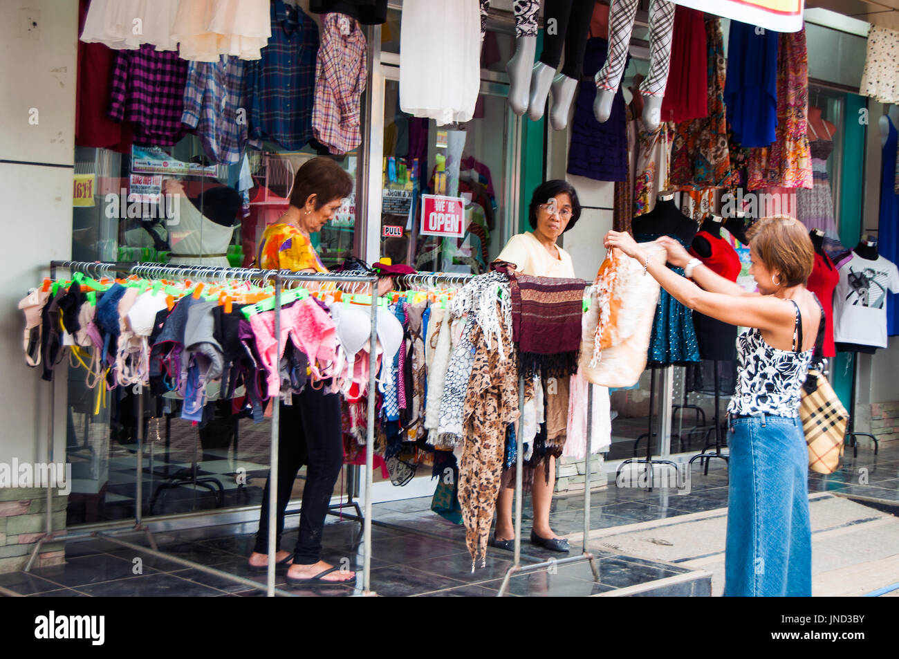 Second hand clothing store, Rizal Avenue, Puerto Princesa, Palawan