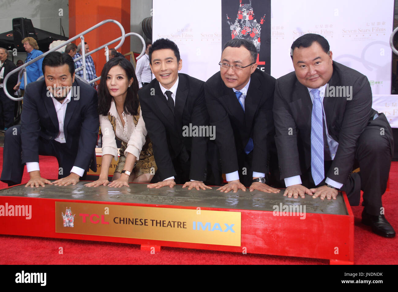 Justin Lin, Zhao Wei, Huang Xiaoming, Wang Changtian, Bruno Wu 06/03