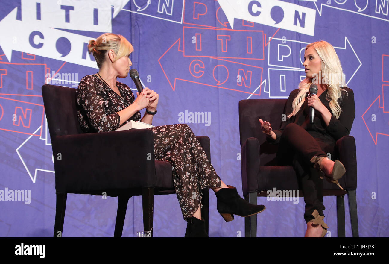 PASADENA, CA - JULY 29: Chelsea Handler, Tomi Lahren, At Politicon 2017