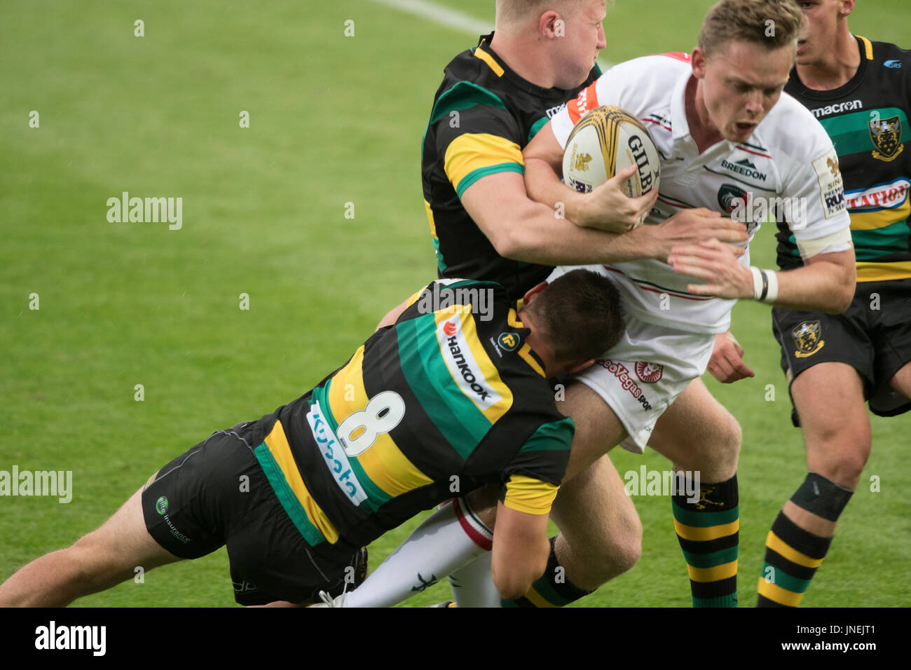 Making his 100th appearance for northampton saints hi-res stock