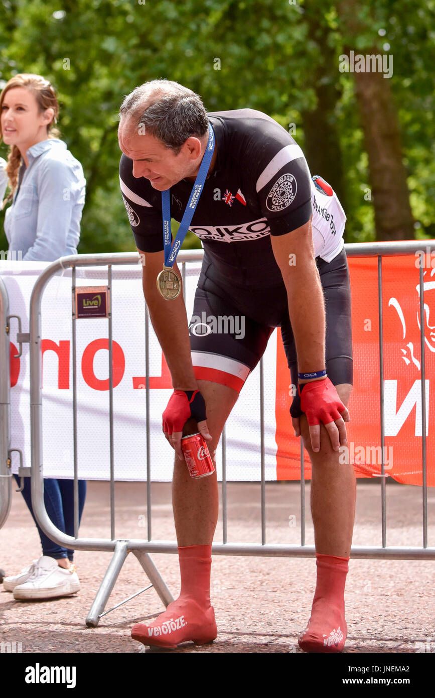 London, UK. 30 July 2017. Martin Johnson, former England rugby Stock