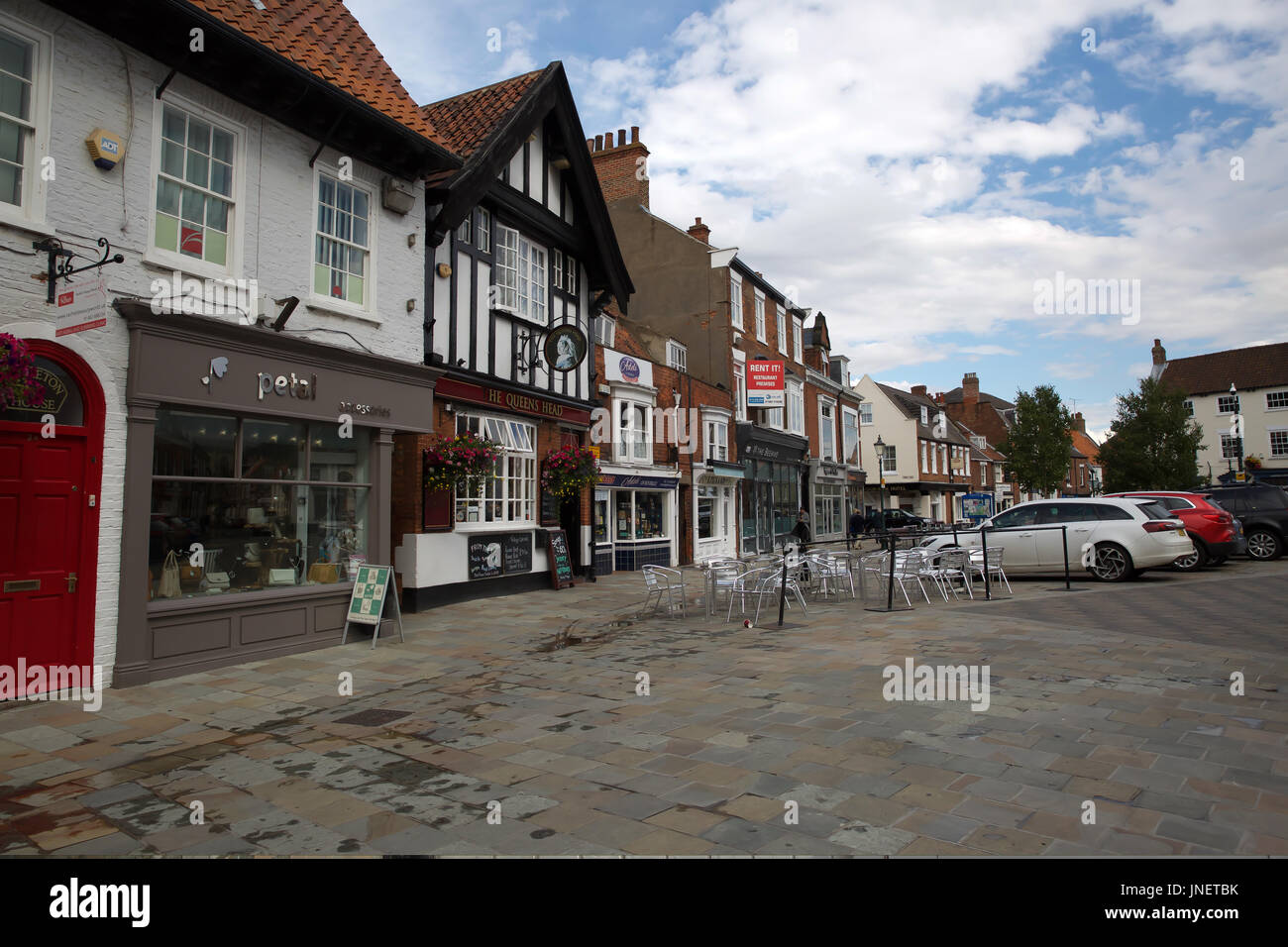 Beverley, UK. 30th July, 2017. Blue Skies over Beverley after heavy