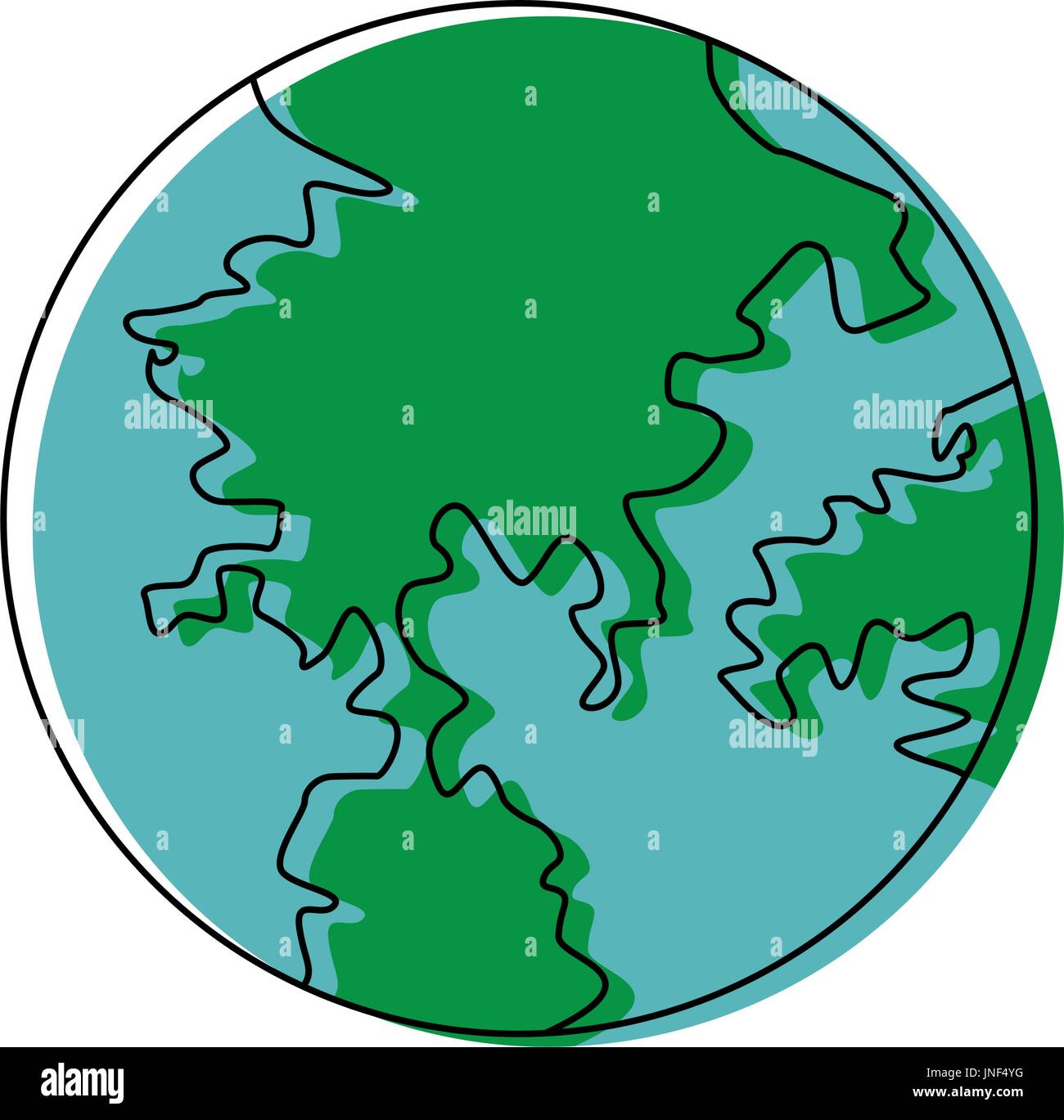 globe world earth map geography icon Stock Vector Image & Art - Alamy