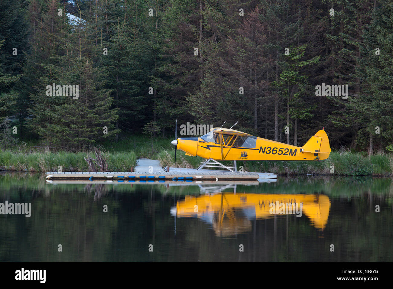 Beluga Lake, Homer, Kenai Peninsula, Alaska, USA Stock Photo