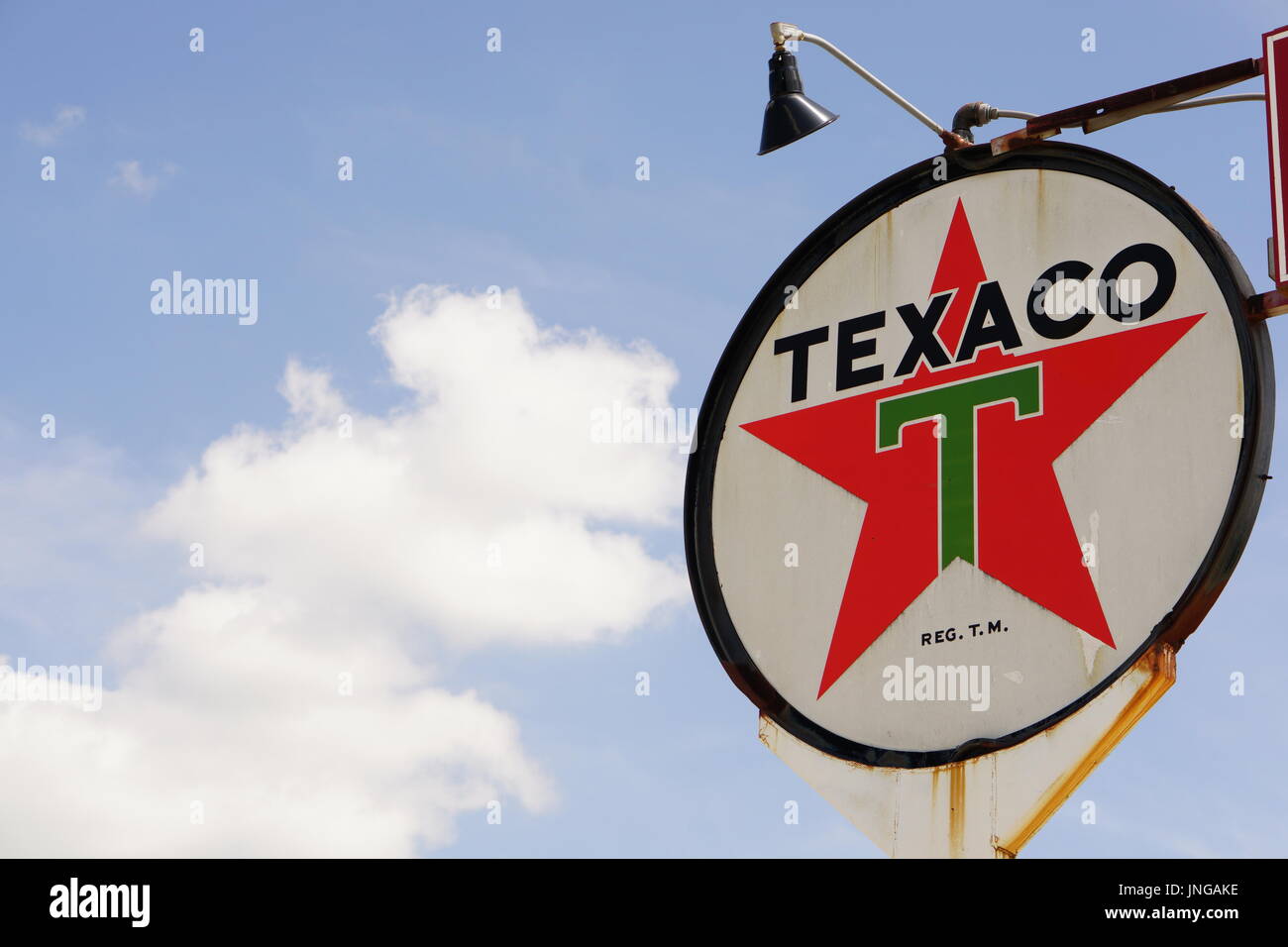 Vintage Gas Station Sign Poles