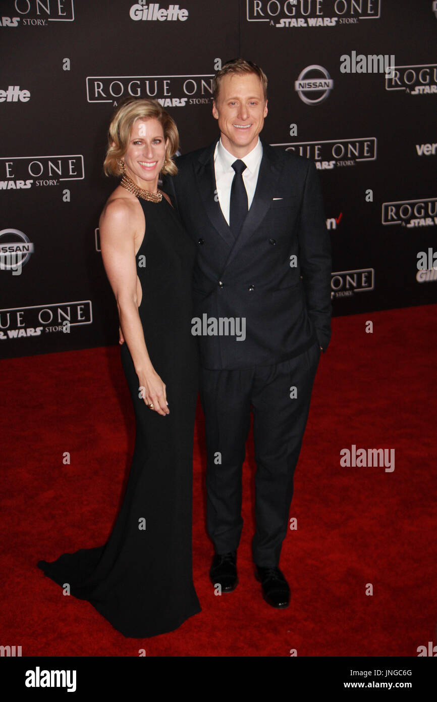 Charissa Barton, Alan Tudyk 12/10/2016 The World Premiere of "Rogue One