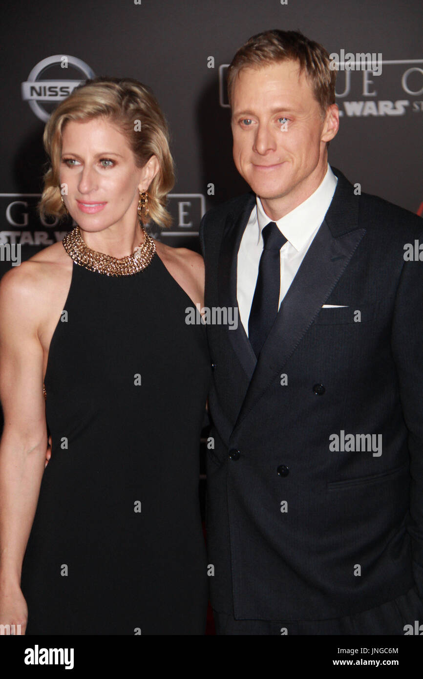 Charissa Barton, Alan Tudyk 12/10/2016 The World Premiere of "Rogue One